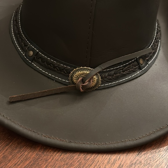 Adult Men’s or Women’s Hat X-Large Leather - Picture 6 of 10